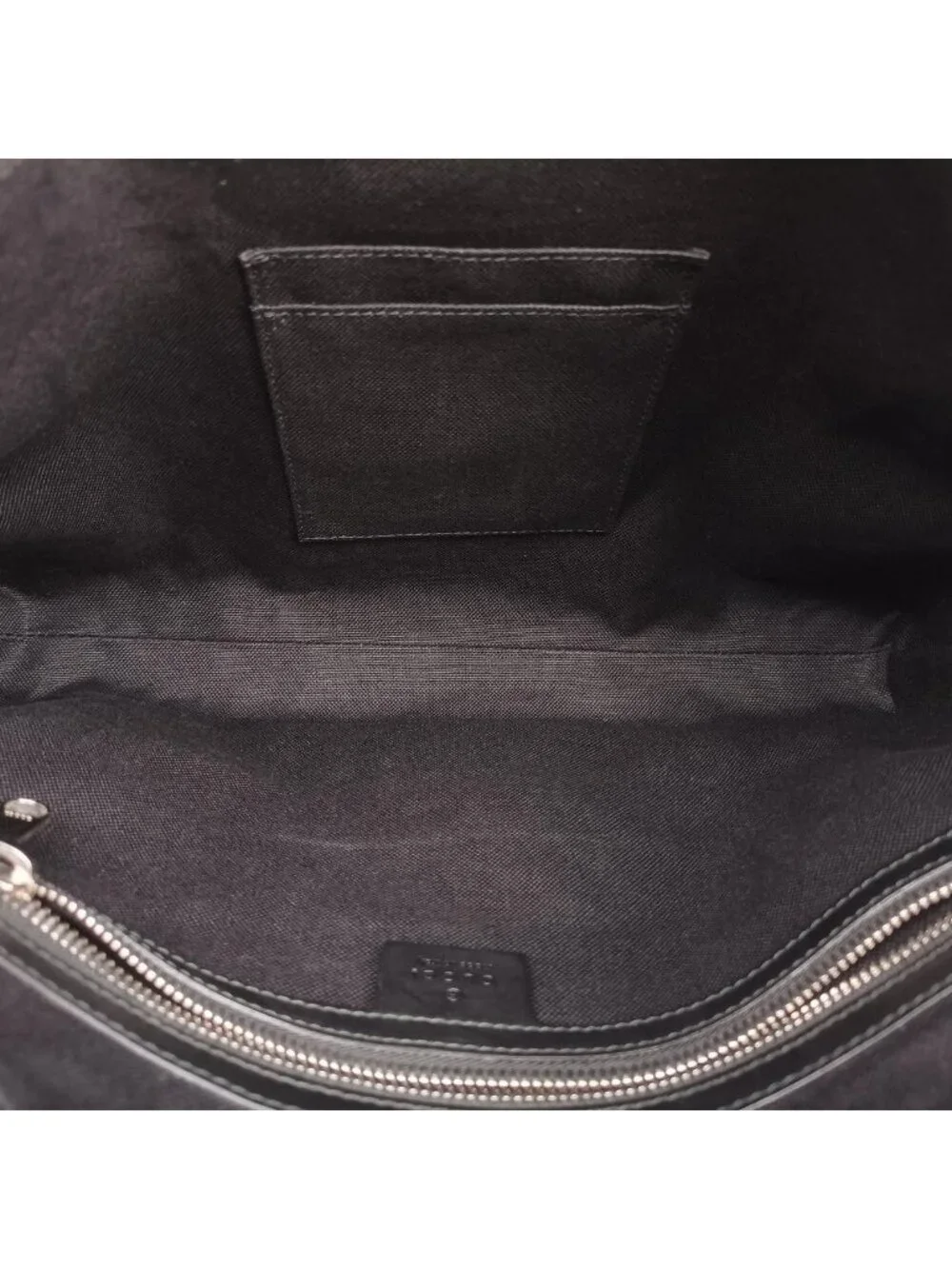 Gucci GG Supreme Messenger Black Red Leather
